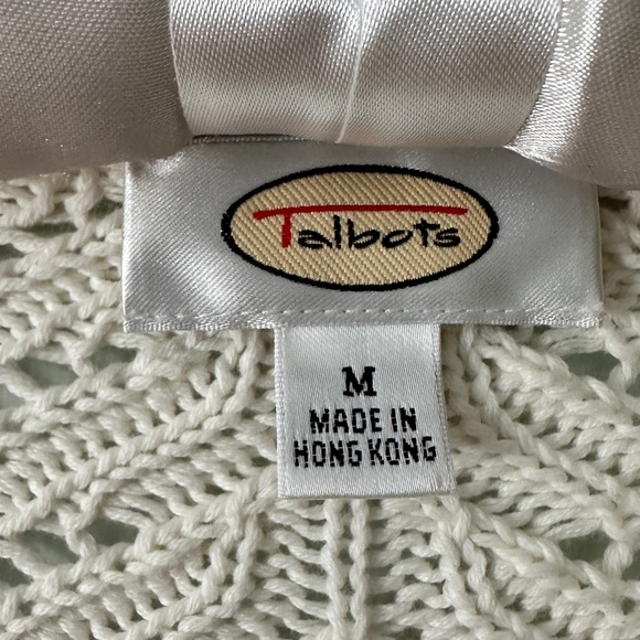 Talbots brand 3 button v-neck cardigan, women’s medium - Picture 3 of 5